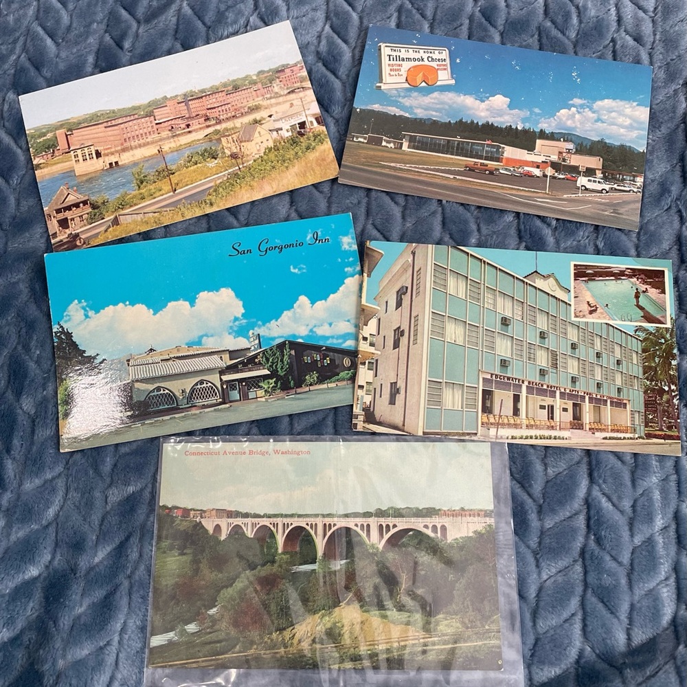 Vintage postcards ephemera